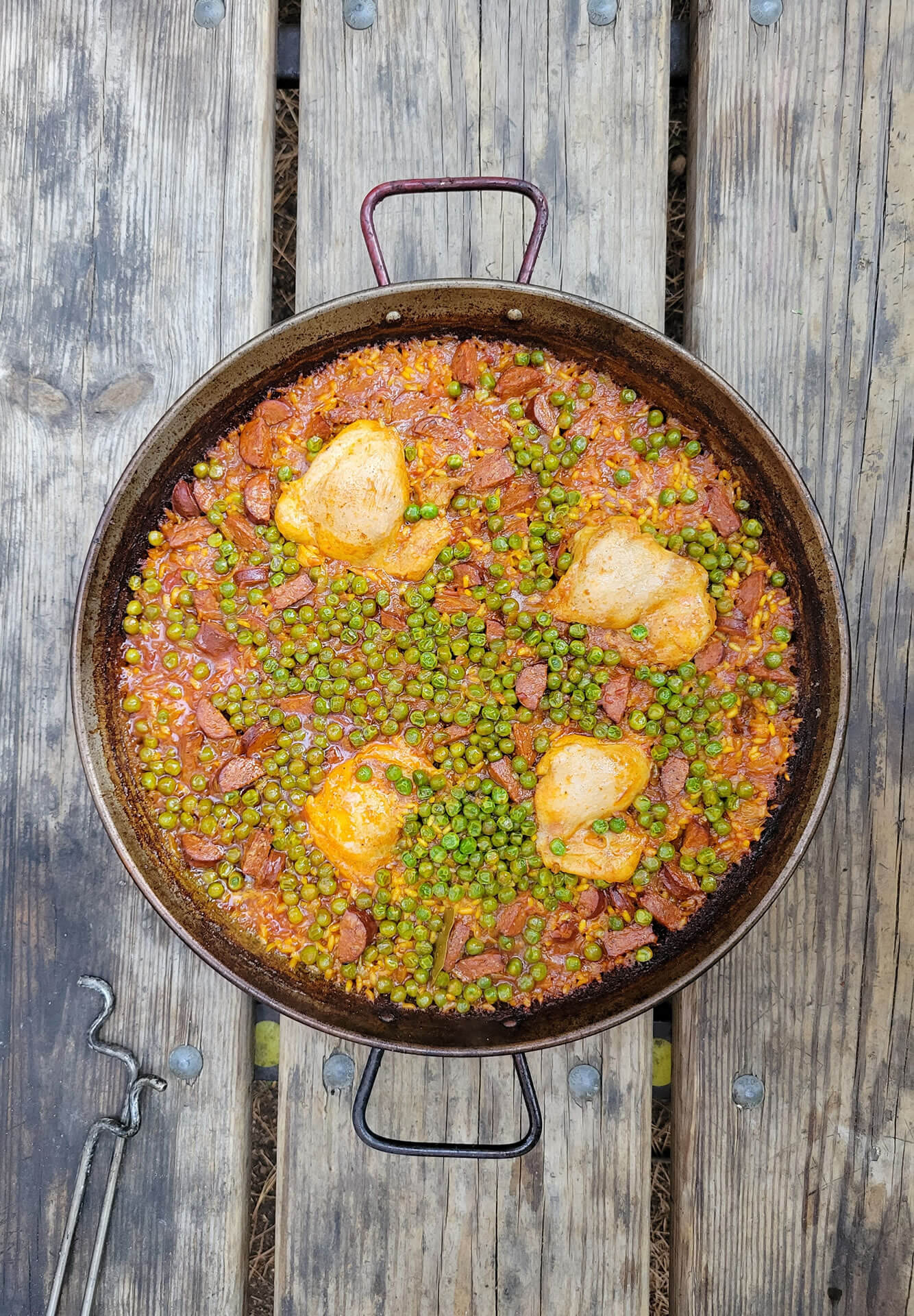 Campfire Paella